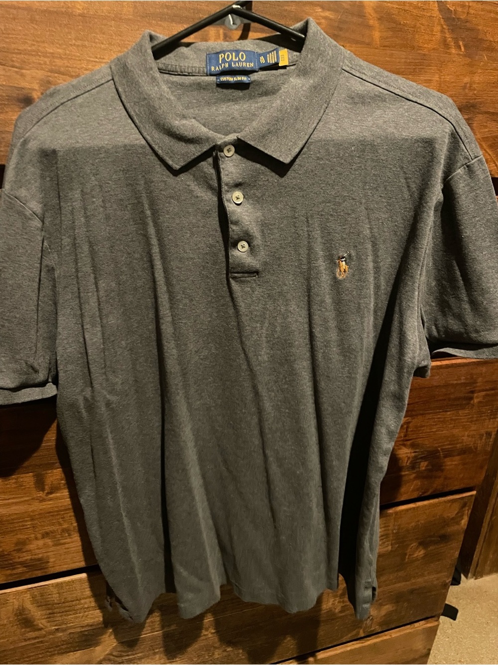 Polo by Ralph Lauren Dark Gray Short-Sleeve Polo